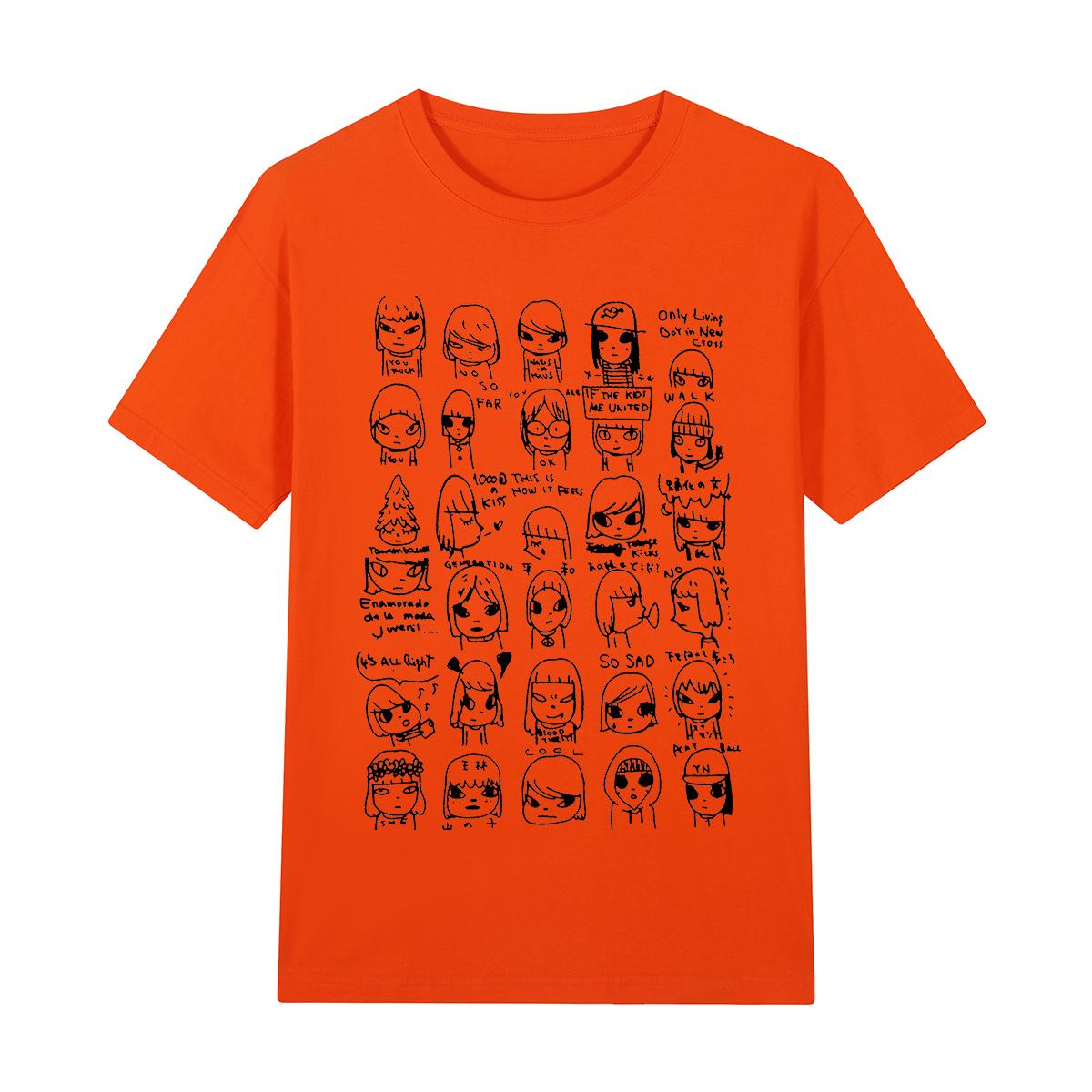 

Yoshitomo Nara Vintage T-shirt Anime Art Japanese Fashion Casual Cotton Men T shirt New Tee Tshirt Womens Tops 4XL