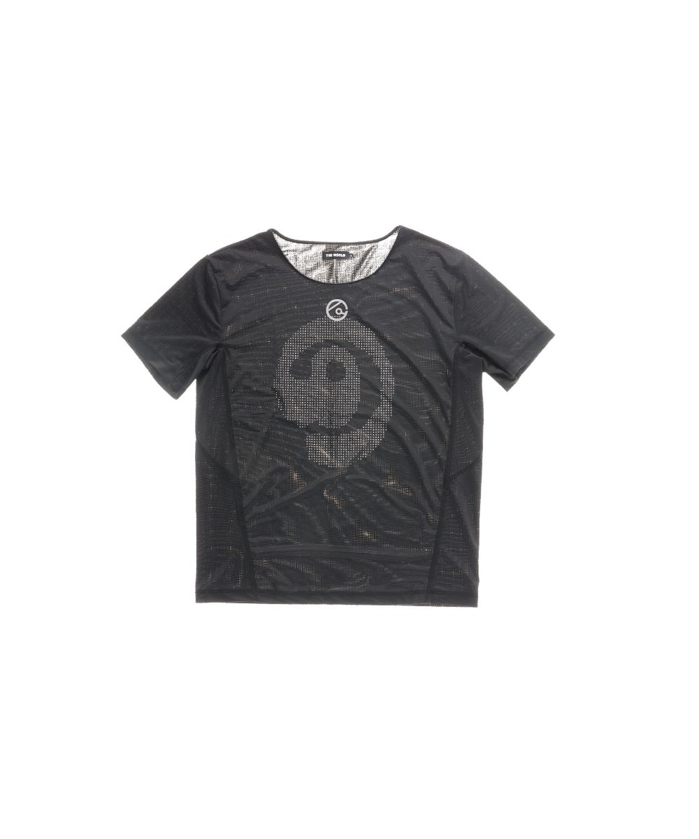 The World Laser Back Hole Running Tee Black 1