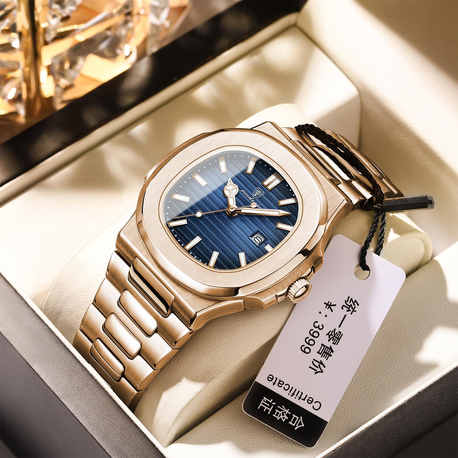 Waterproof Men S Watch Ultra-Thin Fashion Luxury Quartz Watch