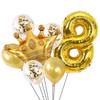 Gold Crown Balloon Set for First Birthday Party Decorations