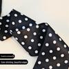 Elegant Gradient Polka Dot Skinny Twill Scarf