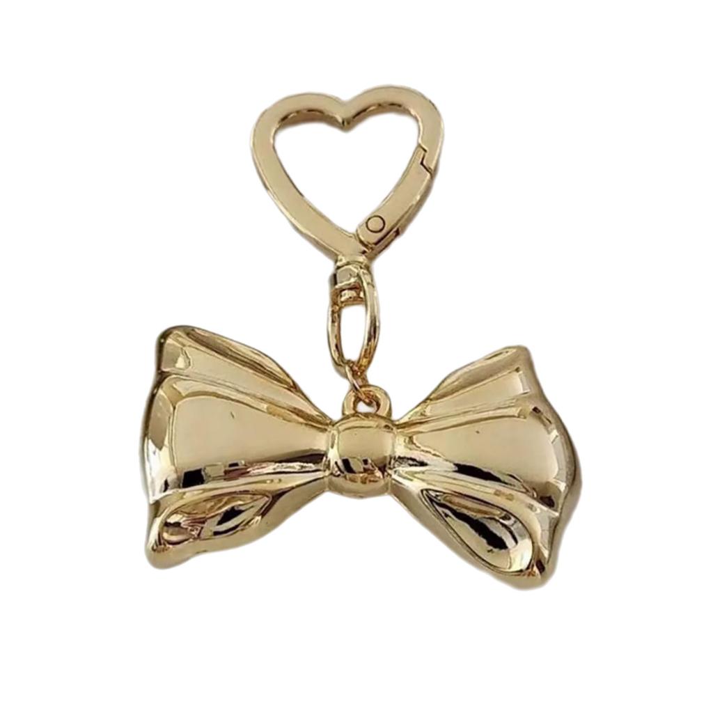 Stylish Keychain Pendant with Delicate Bowknot Stylish Bowknot Bag Charm Portable Phone Straps Chain Keychain for Women