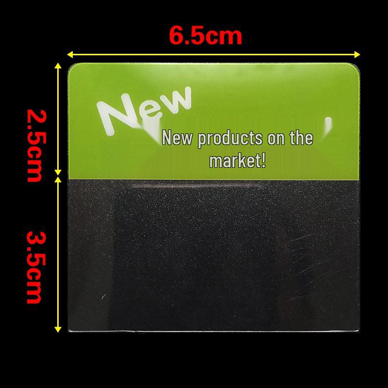 Transparent PVC Shelf Label Sleeve for Pharmacy and Baby Store Price Tags