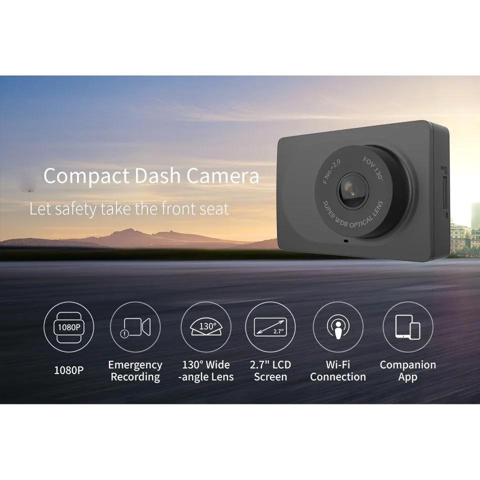 xiao YI Smart Dash Cam For Car 2.7 Screen Full HD 1080P Dash Cam with Night Vision International Edition