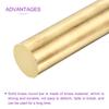 DMiotech x Ορείχαλκος Στρογγυλή Ορείχαλκινη Ράβδος για DIY Τόρνος Γροθιά Αυτοκίνητο 4" 1" Ράβδος, Χειροτεχνίες/Συγκόλληση, Υλικό, Άξονας/Μοντέλο Αεροπλάνου, Σκάφος,