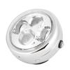 Universal Vintage Round Motorcycle LED Headlight Lamp Modification Accessory (Electroplating)