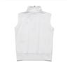 Blu DoT Sleeveless Half Zip T shirT Plus Wh