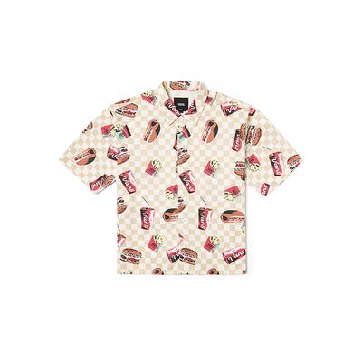 Off The Wall All Over Print Fashion Short Sleeve Shirt Men Shirts Multicolor VN000NNNEF9