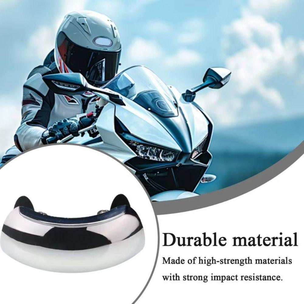 Blind Detection Motorcycle Rearview Mirror Clear Parabolic HD Convex Mirror Scooter