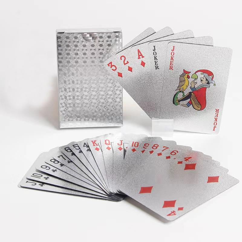 Premium Gold Water Repellent Playing Cards Great for Poker Parties and Games Halloween/Thanksgiving Christmas Gifts