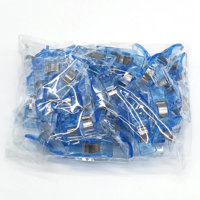Colorful Plastic Sewing Clips for Cross-Border Japanese Hemming, Patchwork, and Fixing - AXE Clips