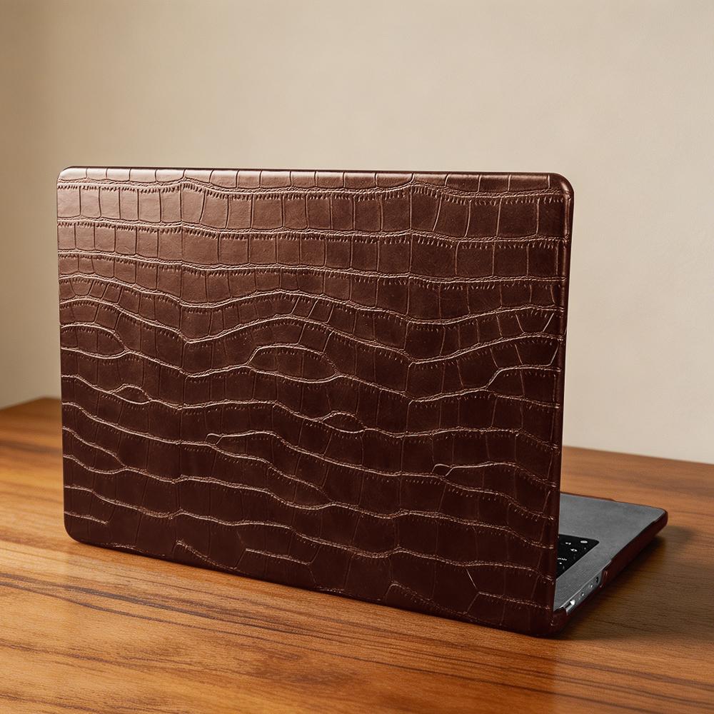 Ādas portatīvā datora maciņš priekš Macbook