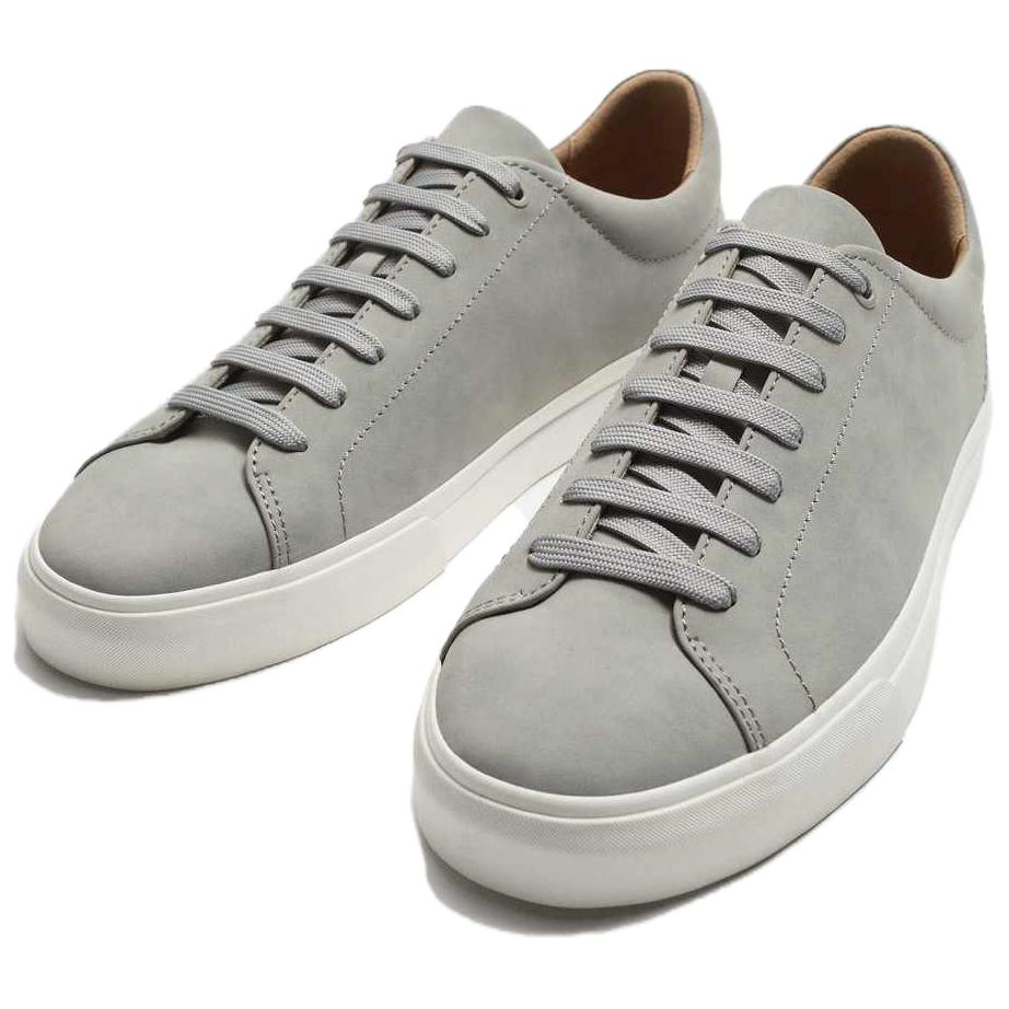 Zara Pu Simple Versatile Low-Top Sneakers Men Sneakers Gray 12200520-38