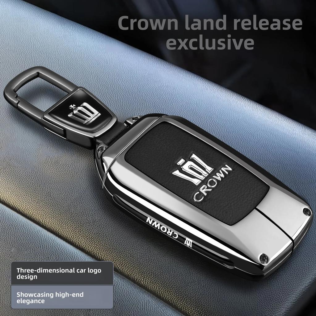ANW1 2024 Toyota Crown Land Cruiser Key Set 14th Generation Special Product 13 Luxury Edition Automotive Parts 12 Buckle Case for Men