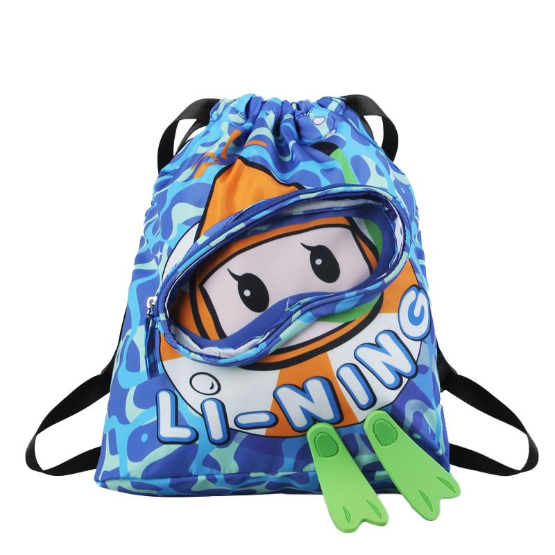 

Новая сумка для плавания LiNing из полиэстера и ЭВА среднего размера, мужская, светло-голубая/розовая/фиолетовая LSBR715 30.0*19.1*31.0CM