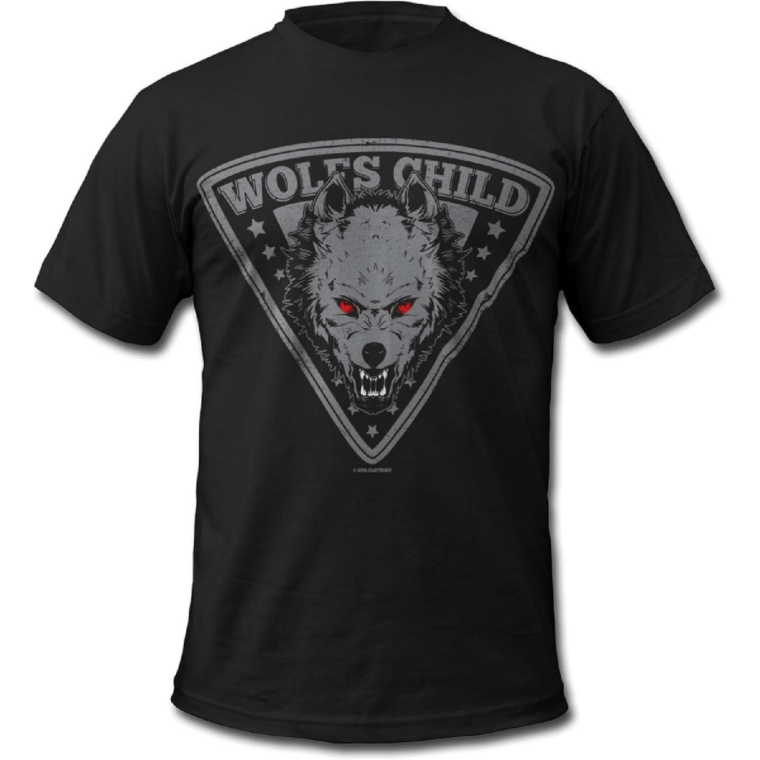 Bands and Bones Cult Wolfs Child Goth Rock Band Tribute Men s T-Shirt S