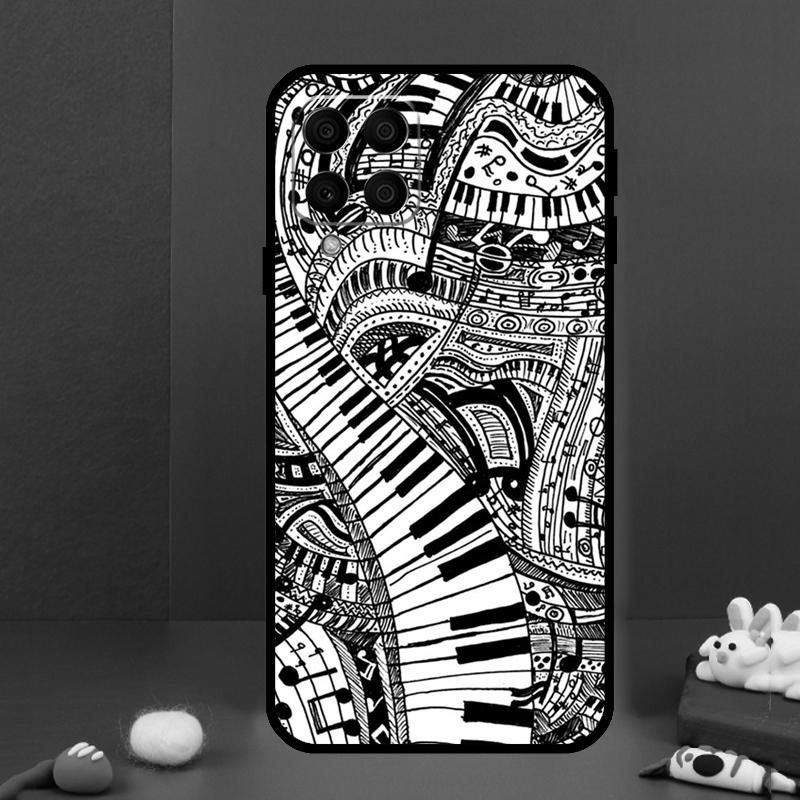 

Piano Keys Musical For Samsung Galaxy M31 M51 M33 M13 M23 M53 M15 M55 M14 M34 M54 M20 M30s M32 M52 Phone Case Samsung M12