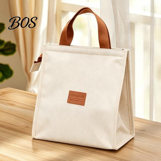 Easy Open Zipper Bag Insulated Lunch Leakproof Thermal Tote with And Handle Carrier Adult Waterproof Oxford Keeps Food Warm for Work Picnic