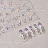 3D Embossed Crystal Butterfly Nail Stickers 2025