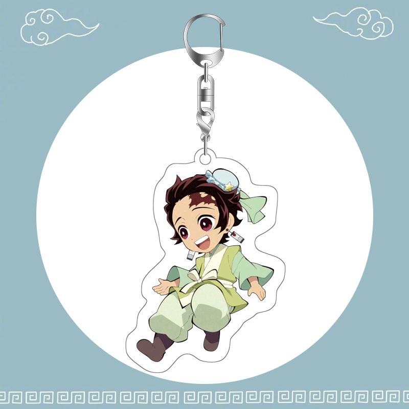 

Анимация Клинок Рассекающий Демонов Брелок Акриловый Шарм Крепление с Дизайном из Анимации Поддержка Дропшиппинга Индивидуальный Оптовый Заказ Подарок для Фанатов 6cm