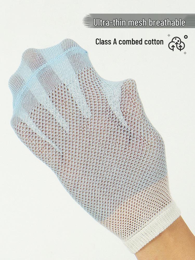 Summer Thin Cotton Mesh Socks for Boys and Girls - Short Baby Socks for Spring and Summer