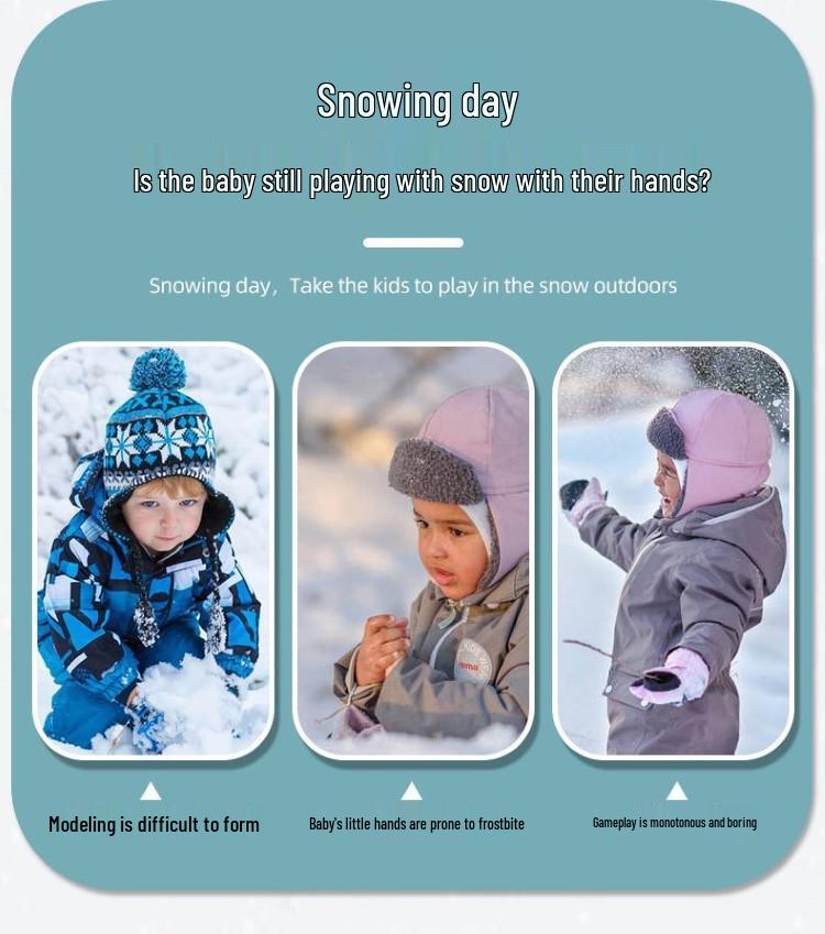 Snowball Maker & Play Set: Children's Winter Outdoor Toy