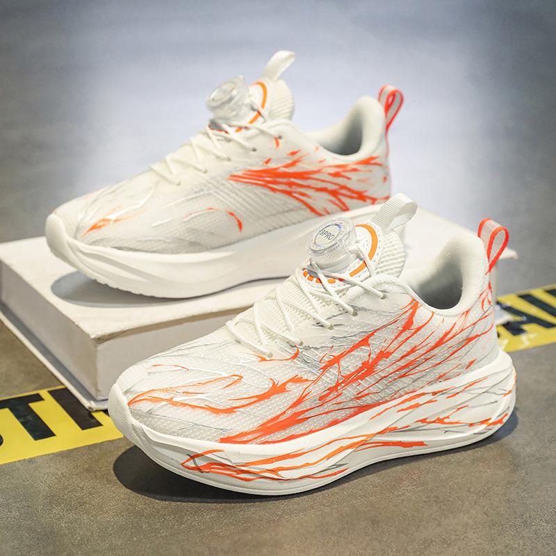 New Arrival Children Sneakers for Boys Air Mesh Breathable Running Sports Shoes Kids Girls Flat Casual Shoes Big Size 40