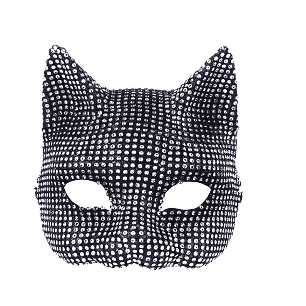

Role Play Women Sexy Mask Half Face Cat Cosplay Glitter Mask Halloween Party Mask Masquerade Ball Fancy Masks Stage Props