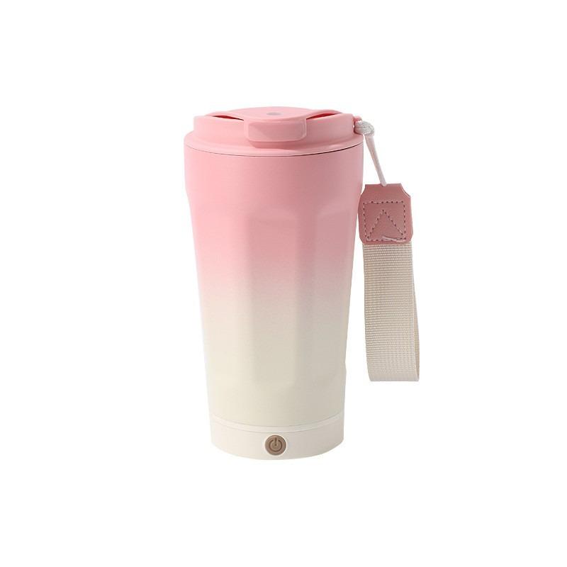 Automatic Rechargeable Magnetic Stirring Coffee Cup Detachable Electric Mixing Insulated Cup for Milk Soy Protein Powder
