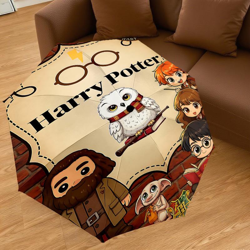 1PC Hogwarts Platform 9 3/4 Umbrella-8-Rib Reinforced, Automatic Open, Lightweight & Durable, Cute Fashion Accessory for Outdoor, D2686