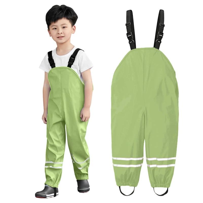 Kinder Wasserdichte Regenhose Kleinkind Kinder Jungen Mädchen Regenhose Winddichte Wasserdichte Latzhose Overall Kleidung