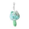 Lightweight Squeaking Cat Pendant Portable Animal Keychain Stuffed Doll Charm Keyring Gift for Students and Adults
