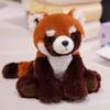 New 23CM Cartoon Panda Raccoon Frog Fox Plush Toys Lovely Monkey Giraffe Tiger Plushie Doll Cute Finger Toy Birthday Gift