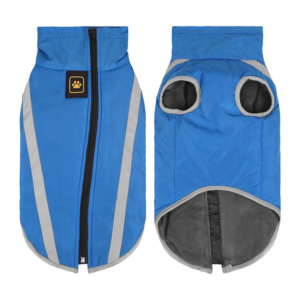 Multicolor Autumn & Winter Dog Jacket - Warm, Cold-Proof, Thickened Cotton