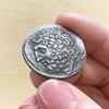 Moeda Grega de Prata Coroa de Zeus, Moeda de Metal Retrô, Artesanato Antigo, Sagitário, Antigo, Presente de Natal, Enchimento de Meia