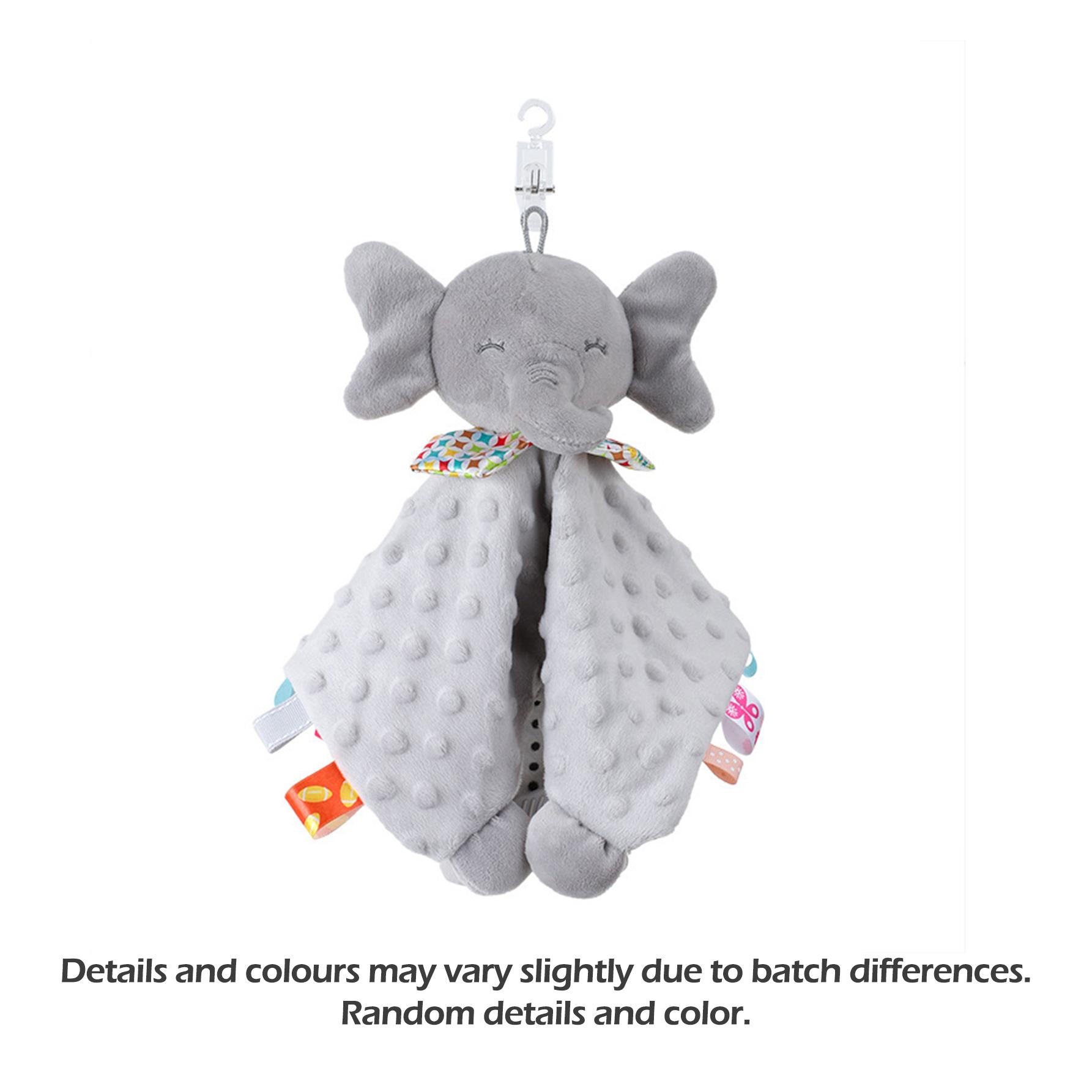 

Rabbit Baby Comforter Blanket Soft Soothing Toy for Toddlers Sleeping Aid Hanging Animal Rattle