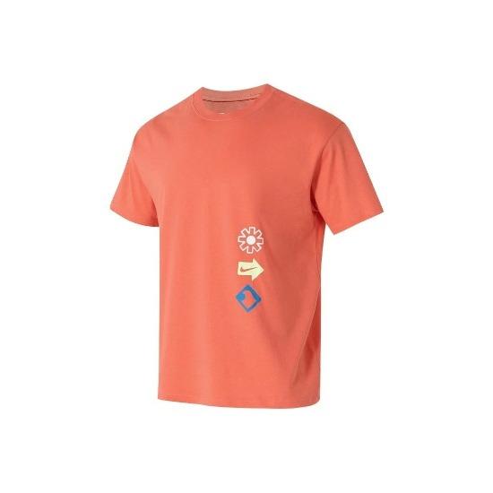 

Nike Men s Casual Breathable Short-Sleeve T-Shirt in Orange HJ0763-814 XXL