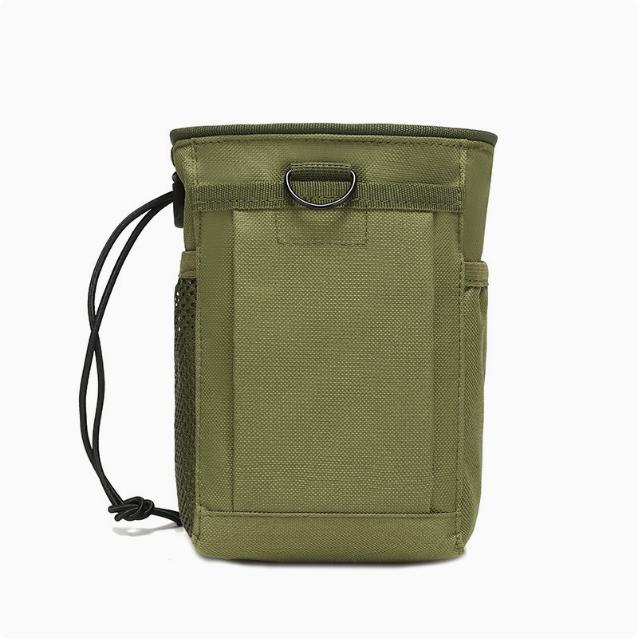 Tactical Waist Bag Utility Pouch Outdoor Running Gym Storage Organizer Small Tool Carrier with Drawstring Closure and Mesh Side Pocket