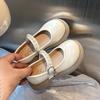 Girls Leather Shoes Round Toes Kids Princess Shoes Soft Sole Comfortable 2025 Brand New Children Performance Shoes MaryJanes