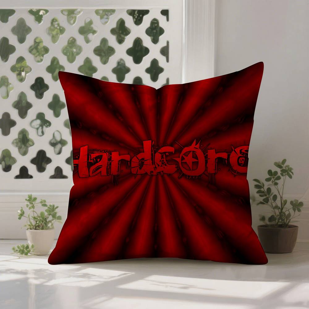 

Luxury HHardcoreES Cafe Pillow Case Antidustmite Pillowcase Invisible Zipper Silky Short Plush Sofa Cushion Cover 30X30cm