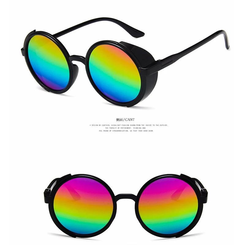 

Новые стимпанк солнцезащитные очки для мужчин Овальные маленькие солнцезащитные очки Прозрачные классические солнцезащитные очки UV400 Тренды для прозрачных очков для женщин 1PC