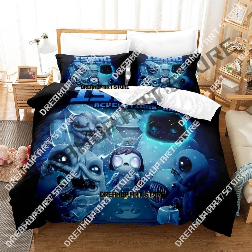 3D-Druck Spiel The Binding of Isaac Bettwäscheset Einzelbett Twin Full Queen King Size Bettwäscheset Erwachsener Kind Schlafzimmer Bettbezug Sets