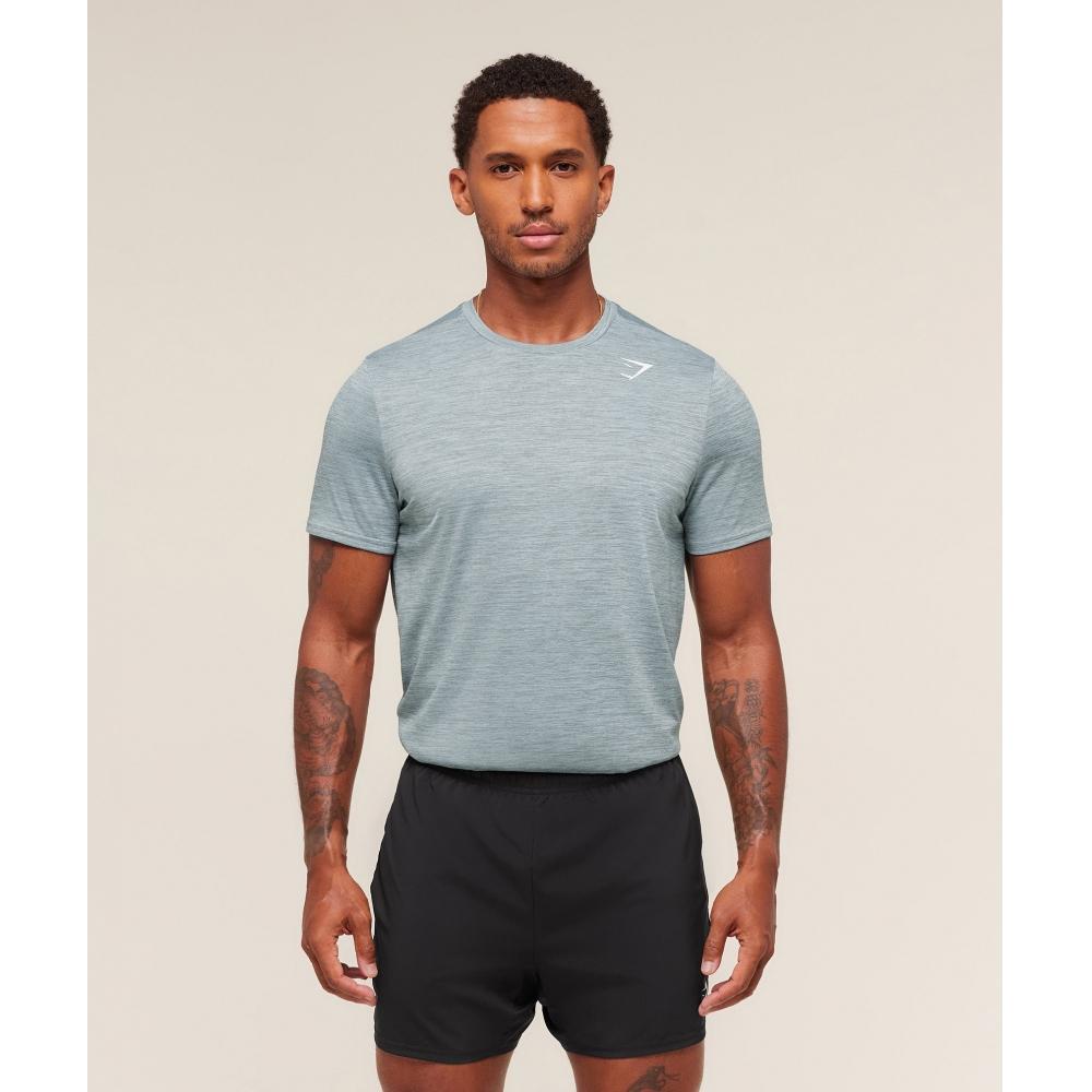 Gymshark Arrival Regular FiT T shirT Smoke Blue Denim Grey A2a1j Ud24