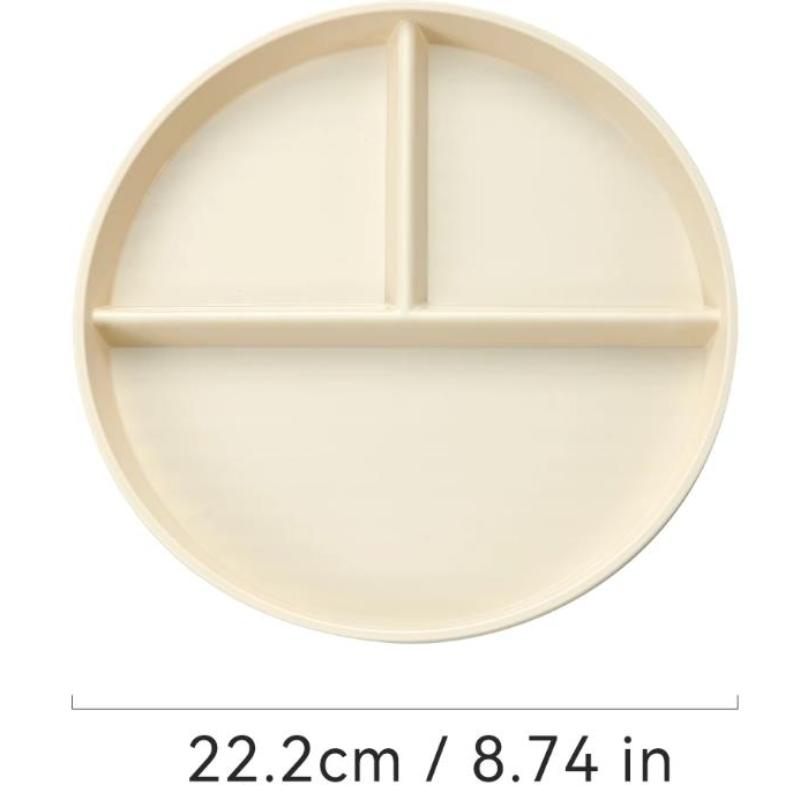 Round Split Plate Food Plate Fruit Salad Plate Dishes Ceramic Plate Ceramic Plate Dessert Plate Trinket Dish