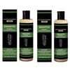 2x Shampoo de Crescimento Capilar com Queratina Hidrolisada e Alecrim, Shampoo Natural Espessante e Fortalecedor para Cabelos Nutridos, Macios e Volumosos