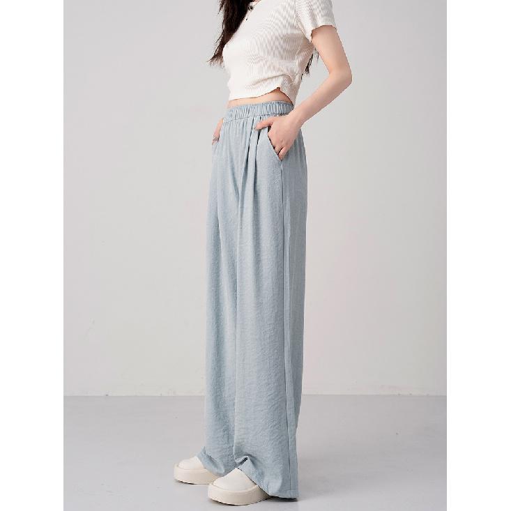 Podzimní a zimní nové kalhoty Yamamoto Dámské oblečení Jarní zeštíhlující sportovní volné drapované nugátové pečivo kalhoty Rovné ležérní kalhoty se širokými nohavicemi