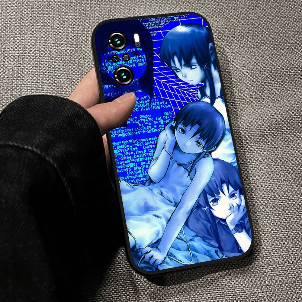 Anime S-serial Experiments Lain Phone Case For Xiaomi Redmi 13 12 13 12C 14C Redmi Note 14 13 12 Pro Plus 12S 11S 11 10S Soft C