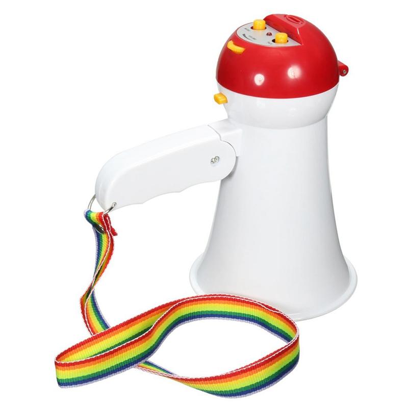 

1 шт. портативный складной ручной мегафон громкоговоритель-усилитель-рекордер мегафон