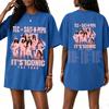 Women's Fashion Casual Letter Print Short Sleeve T-Shirt for Daily Wear