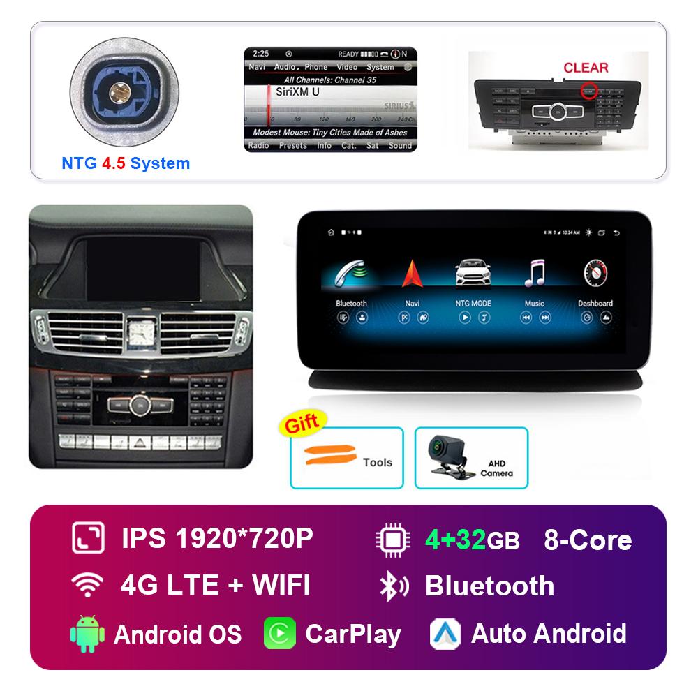 10.25 Inch for Mercedes Benz CLS W218 2010 - 2013 NTG 4.5 5.0 System Android Car Radio Multimedia Player GPS HD Touch Screen